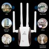 WiFi Range Extender 300Mbps 4 Antennas Wireless Signal Repeater Amplifier