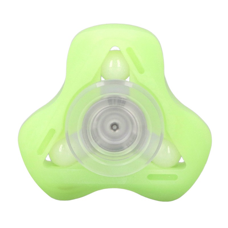 Triangle Fingertip Rotation Toy Resin Metal Glow in Night Anxiety