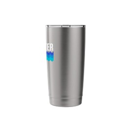 Save Water Climate Change Blue Wave Support Stainless Steel Insulated Tumbler