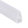 Shower Door Seal Strip, 2 Meters Weatherproof U Shape Silicon
