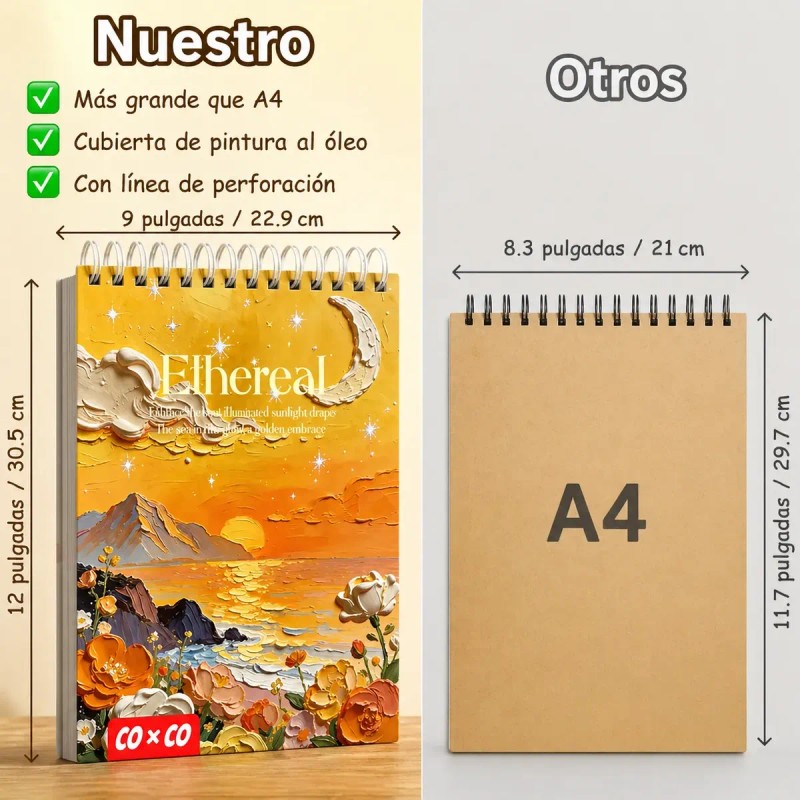 2pzs Cuaderos Acuarelas Sketchbooks De Dibujos 120 Hojas A4