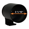 GlowShift Universal Fitment Black Single Gauge Metal Dashboard Pod Holder