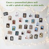 Hexizexi 50 Pcs 4x6 Inch Paper Photo Frames Black Cardboard
