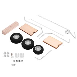 KIMISS RC Airplane Landing Gear RC Airplane Landing Gear KT DIY Rigid Wing Model Aircraft Suspension Wheel RC Accessories Rigid Wing Model Airplane Suspension Wheel Universal Kit by Rc-Sories