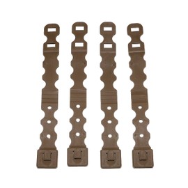 Tactical Tailor Fight Light Series Malice Clip - 4 Pack (Short Coyote)