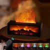 Fireplace Aroma Diffuser 7 Color Flame With Remote Control Cool