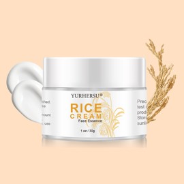 DSSdoliV Rice Face Cream - Lightweight Moisturizing Essence for Deep Hydration, Fine Line Reduction, Enhanced Elasticity, Even Skin Tone - Non-Sticky, Fast-Absorbing Daily Care