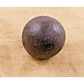 Midwest Craft House 3" Cast Iron Ball Cannon Ball Replica Crafts Wrought Iron Fences Solid Civil War