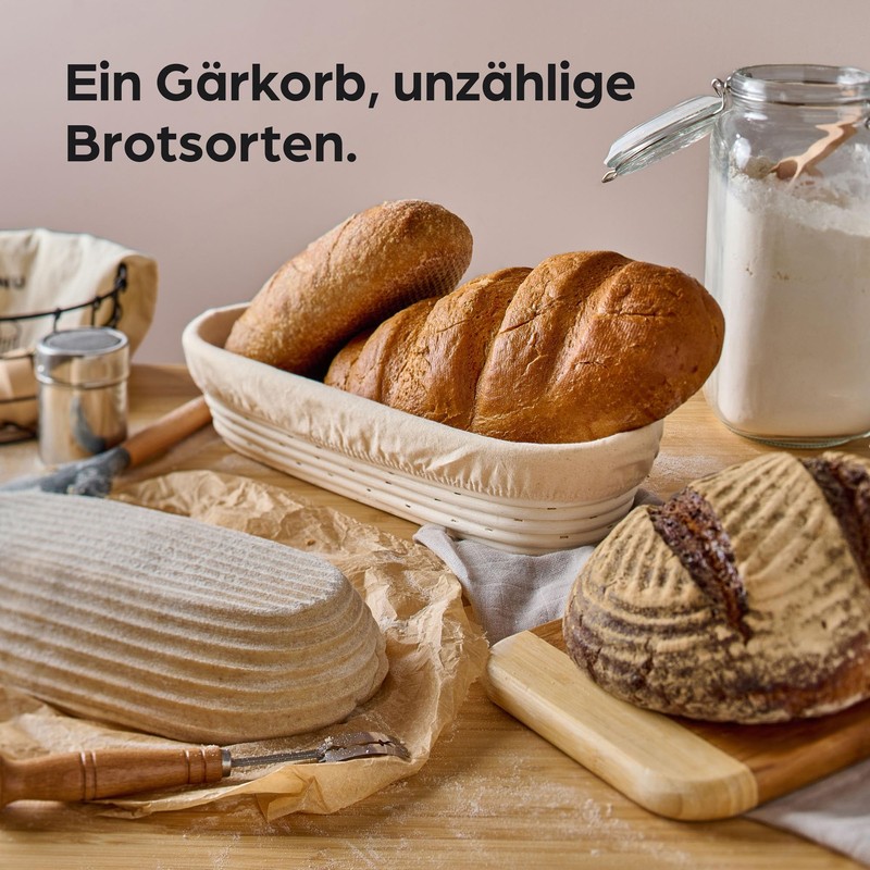 Proofing Basket for Bread Baking - Made of Sustainable Rattan
