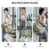Gym Bag Womens Mens with Shoes Compartment and Wet Pocket,Travel