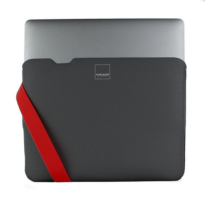 Acme Made Skinny Sleeve for MacBook Air 11-Inch - Grey/Poppy