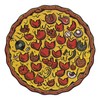 Stellar Factory Pizza Puzzles, Pepperoni, 550 Pieces Jigsaw Puzzle