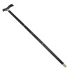 African Blackwood Detachable Walking Stick Elderly Ergonomic 3 Section Walking