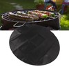Under Grill Mat Fireproof Waterproof Double Sided Portable Round Barbecue