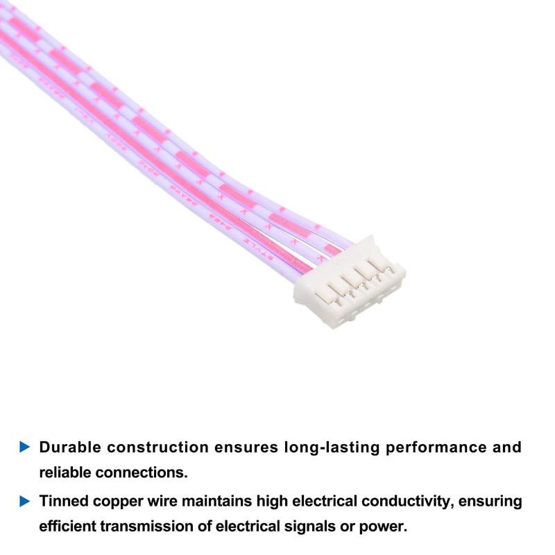 sourcing map PH 2.0 Double Female Connector Plug 5 Pins