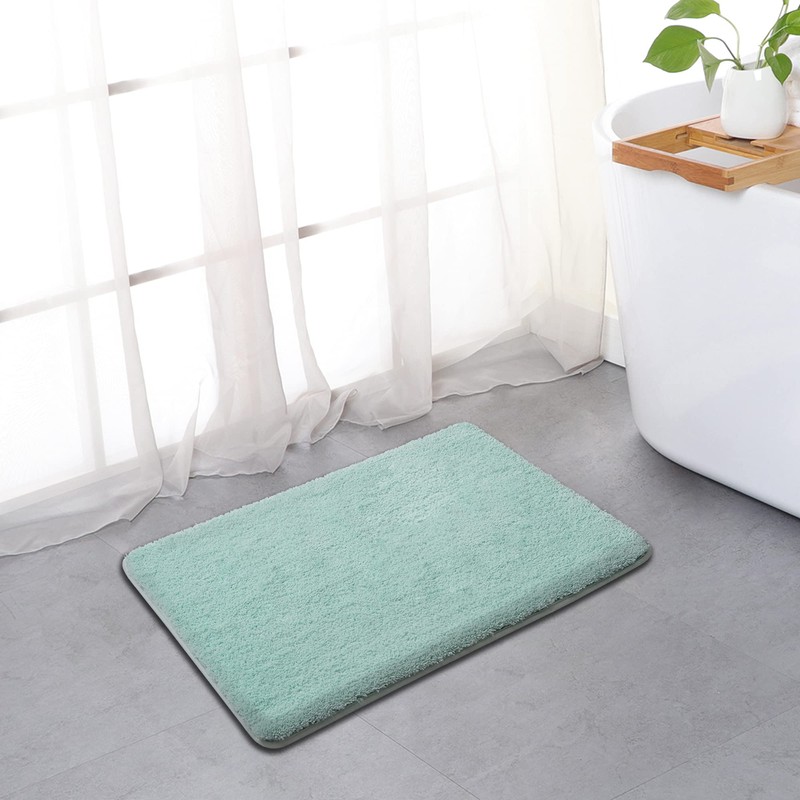 SFLXO 60cm x 40cm Non Slip Bath Mat Machine Washable