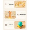 Crawling Snail Musical Toy Sound Lights Improve Coordination Walking Snail