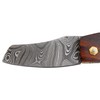 Old Ram Handmade Real Damascus Steel Cigar Cutter Rose-Wood Handle