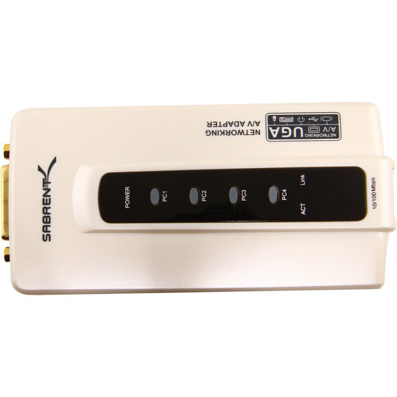 Sabrent Network Audio Video KVM Switch to DVI, PC to