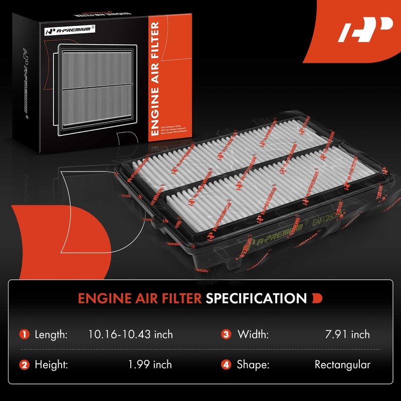 A-Premium Engine Air Filter Compatible with Acura RDX 2019 2020