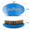 Soft Wave Brush for Men 360 - LexRory Curved Boar