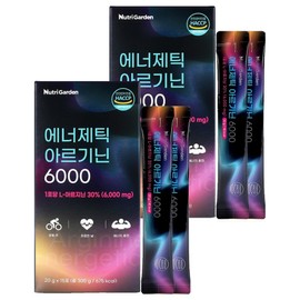 Nutri Garden Energetic Arginine 6000 15p, 2 units, 300g / 뉴트리가든 에너제틱 아르기닌 6000 15p, 2개, 300g