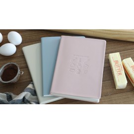 OROM J'ADORE Bakers Recipe Notebook Bread Making Recipe Journal for Own Recipes Soft Vegan Leather Recipe Book (5.9" x 8.6",144 page)