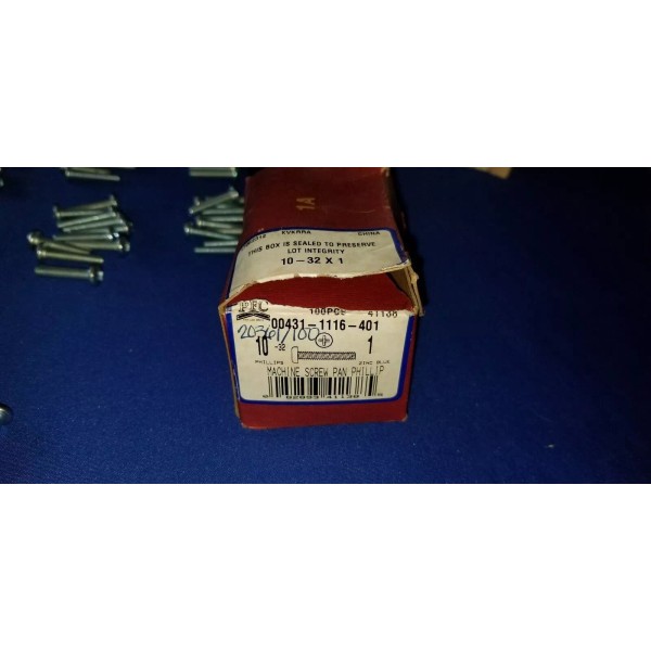 Porteous Fastener Company EPART0099 - PFC #10-32 x 1" Phillips