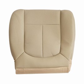 Driver Side Bottom Replacement Seat Cover Tan Compatible with Ford F150 Lariat Perforated 2009 2010 2011 2012 2013 2014 Lariat Crew-Cab X-Cab Single-Cab 4X4 2WD