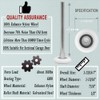 Surpass 10 Pack 2'' Ultra-Quiet Nylon Garage Door Rollers 7"