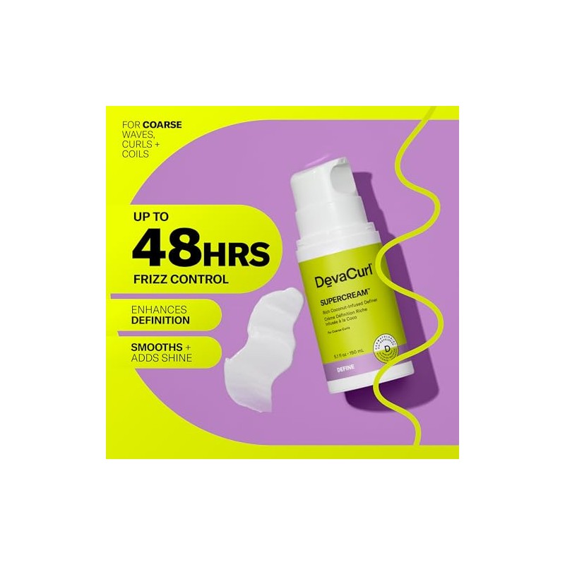 DevaCurl SuperCream Definidor hidratante ultra nutritivo, 150 ml