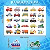 500 Pcs Transportation Stickers Cars Bus Trucks Airplane Ship Stickers