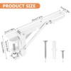 Folding Console Heavy Duty Folding Angle with C Clamp, Hinges