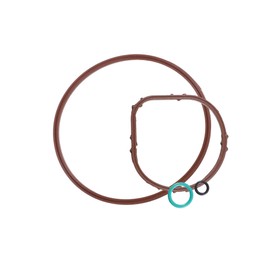 Partuto Engine / 5.0L Vacuum Pump Seal Kit for Land Rover Discovery 17-20/3.0L Vacuum Pump Gaskets for Jaguar F-Pace/Elasticity/Fluororubber / 1 Set/Brown /LR012685 Replacement