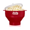 The Original Proper Popper Microwave Popcorn Popper, Silicone Popcorn Maker,
