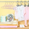 Set of 10 Children's Clothes Hangers heart