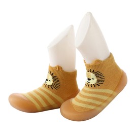 Toddler Shoes Baby First-Walking Trainers - Breathable Anti-Slip Toddler Shoes Socks Soft Kid Cute Non-Skid Sock Shoes Indoor Slipper Mesh Lightweight Sole Children Baby Girl Boys Floor Socks 2PCS/Set