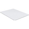 Lorell Tempered Glass Chairmat, 46" Width x 36" Depth x