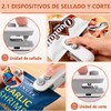 Selladora de Bolsas Plásticas Portátil YAUYAP fkj001 Blanco 2 en