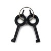 Ace Martial Arts Supply Heavy Duty Handcuffs and Keys (Black