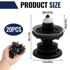 Car Trim Clips Set for Golf 5 6 7 A4 5 6, Auto Panel Fixing Clips Plastic Car Door Retainer Mounting Clips for interior door Car Door Repair kit for Car Boots