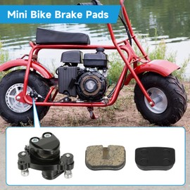 EOPOAYI EOPOAYI Mini Bike Disc Brake Pads Compatible with 79cc 97cc 100cc 2.8hp Coleman CT100U CC100X Baja DB30 Doodle Bug MMB80 Motovox MBX10 2-Stroke Mini ATV 4 Wheeler 50cc SYX Moto Dirt Bike Scooter Parts
