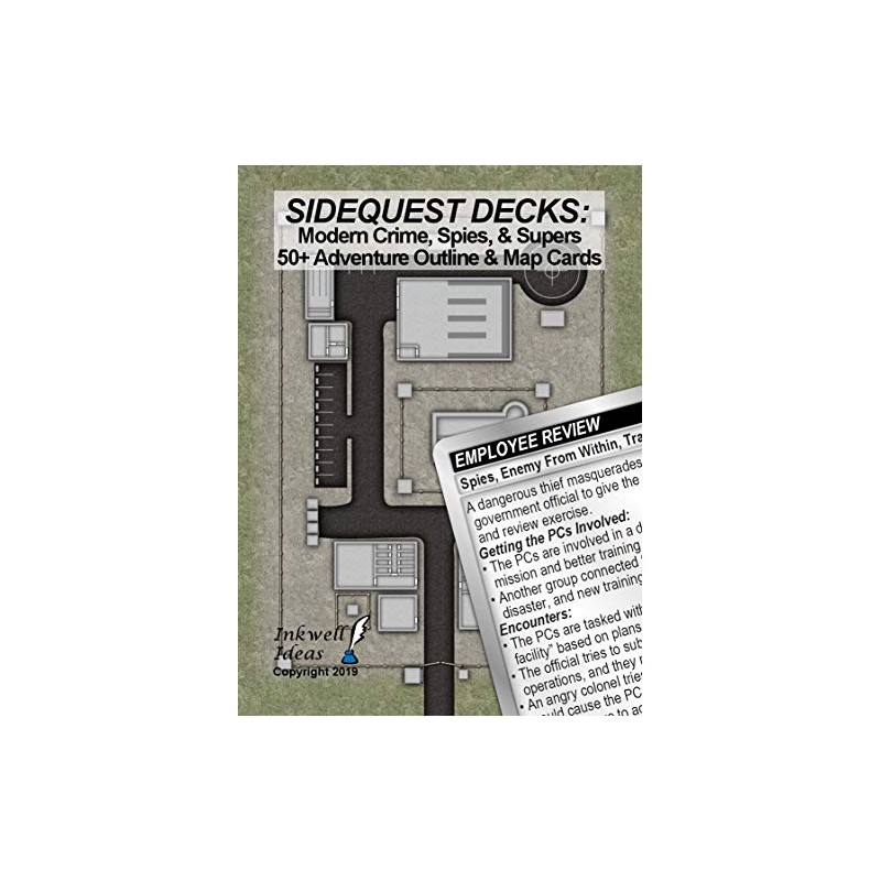 Sidequest Decks: Modern Crime, Spies, & Supers
