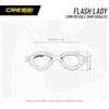 CRESSI Flash Lady Googles Clear/Frame Clear Lilac