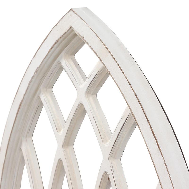 Sintosin Rustic Arched Window Frame 20 x 32 Inch, Hanging