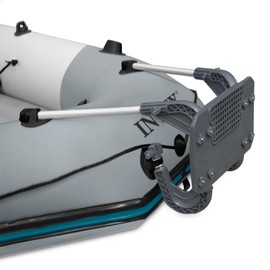 INTEX 68624EP Motor Mount Kit: Easy to Attach – Heavy-duty Composite Mount – Marine Plywood – Aluminum Support Arms – Fits up to 3.0 HP Motors