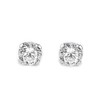 Mondepetit - 18ct White Gold Cubic Zirconia 3 mm Children's