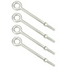 QWORK Eye Bolt with Nuts, 3/4'' x 12" Galvanized Eye