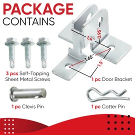 Garage Door Parts, for Genie Garage Door Opener Parts, Garage Door Bracket, Garage Door Reinforcement Bracket Fits All Popular Brands