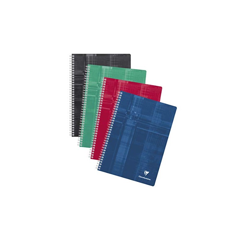 Clairefontaine 68162C spiral book (A4, 21 x 29.7 cm, checkered,